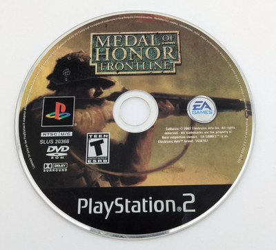 Medal of Honor Frontline PS2 Playstation 2 Loose, Disc only, Tested & Working.