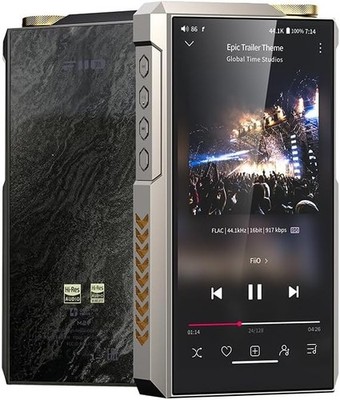 FiiO M27 Android HiFi Music Player, Dual ES9039SPRO DAC (Titanium