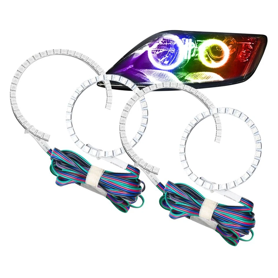 LED Halo Headlights Factory Surface Add On Custom Lights ColorSHIFT 2694-330 Foto 2 de 4