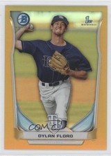 2014 Bowman Prospects Chrome Gold Refractor 5/50 Dylan Floro #BCP16 0b2