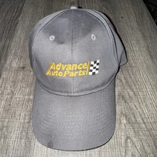 Advance Auto Parts Hat Gray Car Truck Cap Baseball Adult Adjustable Strap Back
