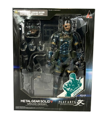 Play Arts KaI Metal Gear Solid V Ground Zeroes Ground Zeros Snake Figur NEU