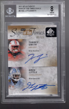2011 SP Authentic Sign of the Times Duals #ST2SL Little Smith /15 - BGS NmMt (8)