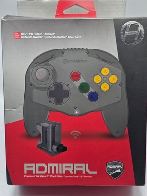 Admiral Premium Wireless BT Controller for N64 Hyperkin