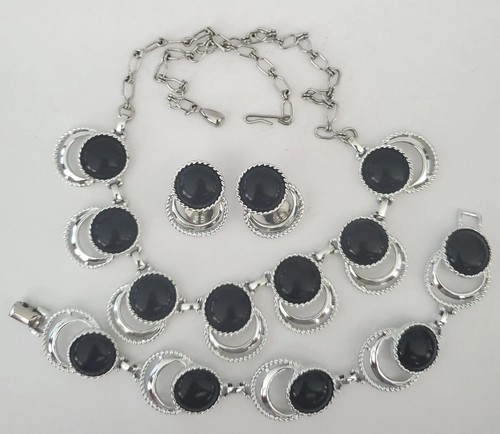 Estate Jewelry Parure 4 Pc Necklace Earrings Bracelet Sarah Coventry A5 - Picture 2 of 9