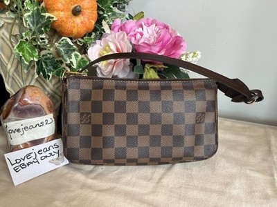 EXC! Louis Vuitton Pochette Accessories Damier Ebene - New Model