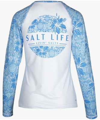 Salt Life Turtle Watch Long Sleeve Performance Shirt NWT Size Small