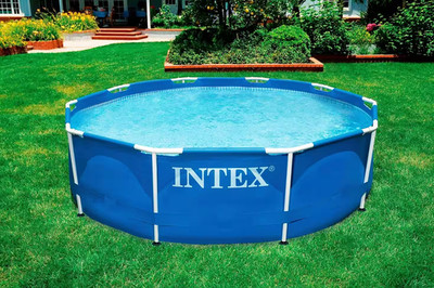 Intex Framepool 366 x 122 cm inkl. Sandfilter und Leiter nd