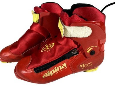 Alpina Racing 2002 Nordic Cross Country Ski Boots Size EU39 US7 NNN 3054