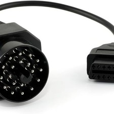 Obd2 Female to 20pin Extension Convert Adapter OBD1 to OBD II Cable 11 Inch 