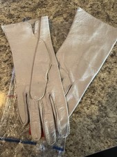Vintage Deerskin Leather Gloves Beige Size 7.5 New in Original Package JCpenney