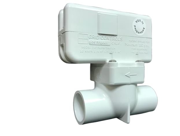 Flow Switch, Grid Controls 1" 110VAC 5A M310 Flow Switch, Low Flow Setting, C...