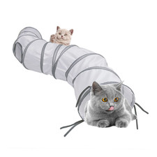 Katzentunnel mit Spielball, Faltbarer Tunnel, Interaktive Peek-a-Boo Cat Tube