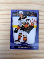 2024-25 O-Pee-Chee Blue #437 Brett Leason - Anaheim Ducks