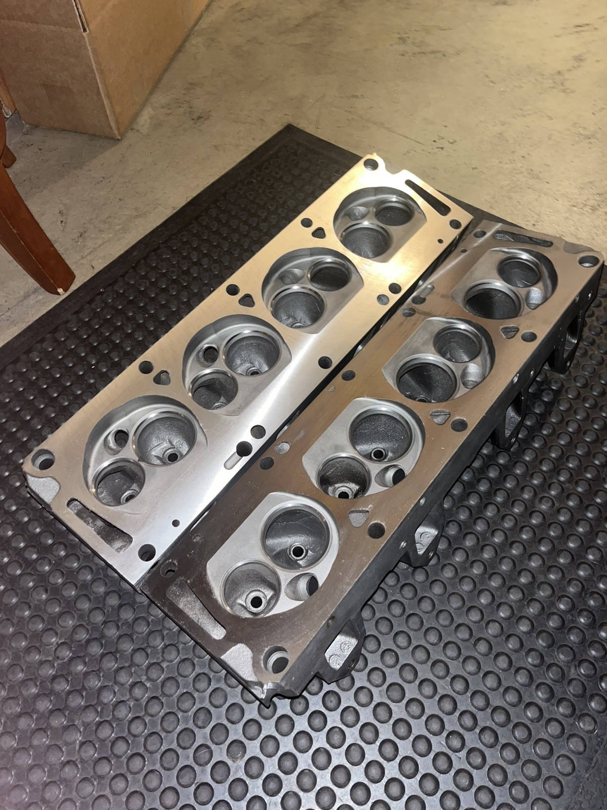 Ford FE 427 Medium Riser C5AE-F Cylinder Heads | eBay