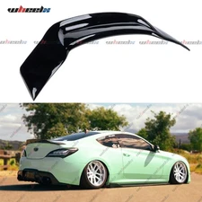 FOR 2010-2016 GENESIS COUPE KDM R STYLE GLOSSY BLACK HIGHKICK TRUNK SPOILER WING