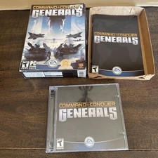 Command  Conquer Generals PC CD ROM EA Game With Box