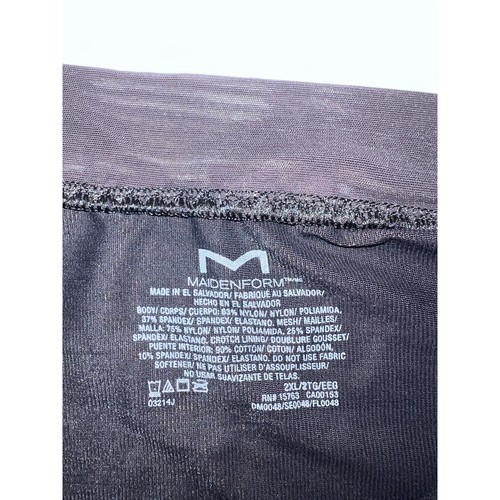 Prendas moldeadoras Maidenform 2XL busto abierto usa tu propio sujetador skimmer de muslos - Imagen 5 de 10