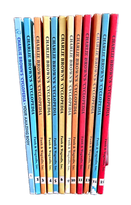 Charlie Brown's Cyclopedia 14冊　SNOOPY Charlie Brown Peanuts Lot 12 HC Books 1-6 9 10 11 13 14 15