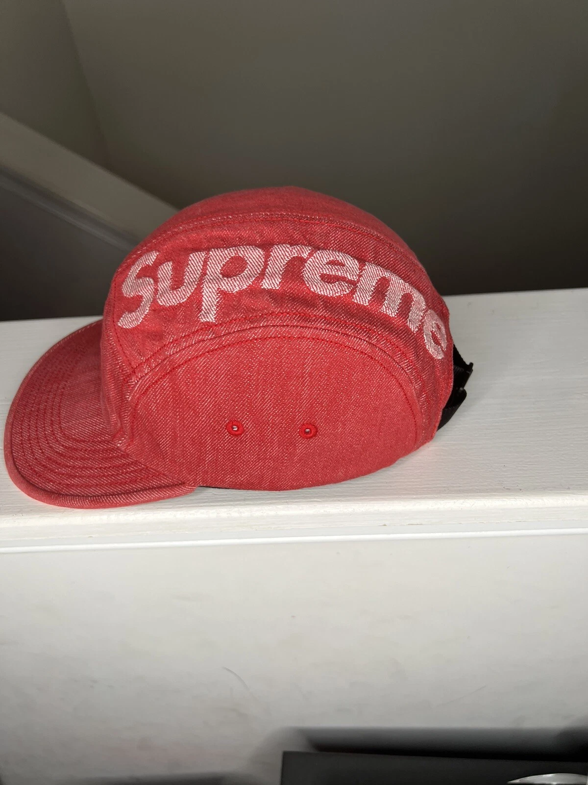 Chapeau denim suprême FW19H26 super rare un seul sur eBay