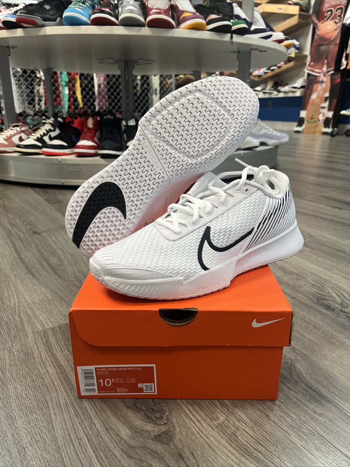 Nike Court Air Zoom Vapor Pro 2 Men’s Tennis Shoe Size 10.5 White