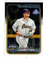 Colton Ledbetter Tampa Bay Rays 2024 Topps Pro Debut Pro Debut Card