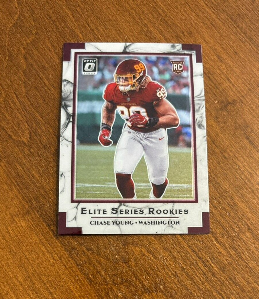 Chase Young 2020 Optic Elite Series Rookie ESR-CY 49ers OSU Buckeyes Saints RC