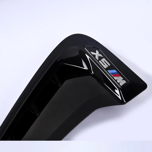 For BMW F15 X5 F85 SUV 2014-2018 X5M Glossy Black Side Fender Vent Cover Trim - Bild 11 von 14
