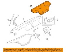 Ford Oem 2014 Mustang Trunk Lid Lid Components-inner Cover Dr3z13a656ab