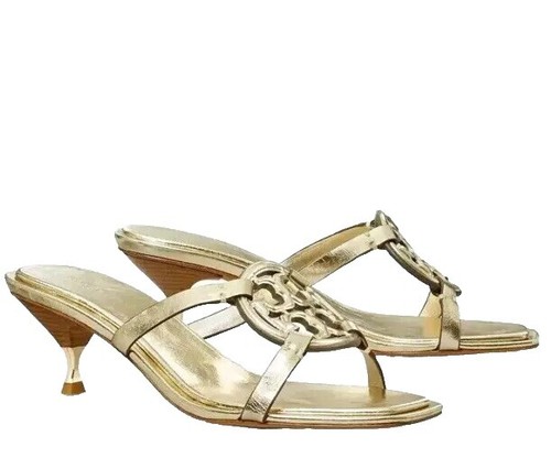 Tory Burch Reggie Silver Metallic leather gladiator sandals  Tory Burch Reggie Silver Metallic Gladiator Sandals Size 8.5 M - AS IS / REPAIR main image 0
