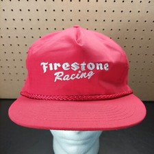 Firestone Racing Red Rope hat vintage Indycar