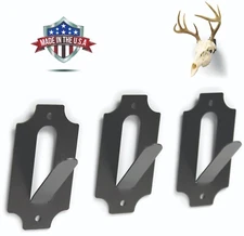 3pcs euro mount skull hanger MADE IN THE USA Euro Mount kit Whitetail Deer Hook