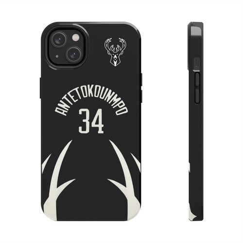 Giannis Antetokounmpo Milwaukee Bucks - Basketball iPhone und Samsung Hülle schwarz - Bild 16 von 43