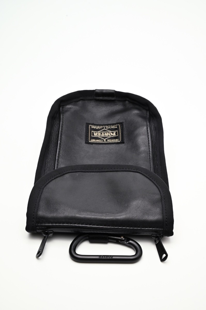 PORTER ZOOM L Pouch Belt Bag Fanny Pack Leather Yoshida Japan | eBay