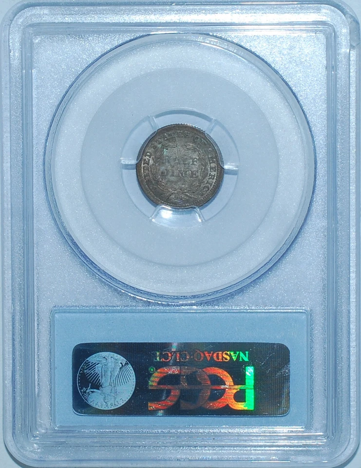 1856 PCGS MS65 Liberty Seated Half Dime - Image 3 of 3