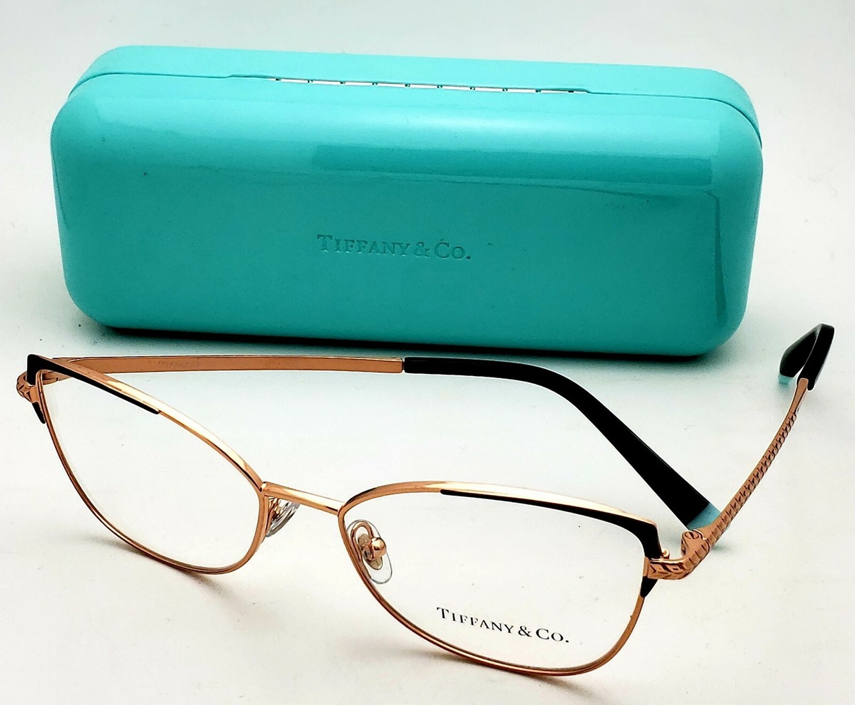 New TIFFANY & Co. Eyeglasses TF 1136 6007 53-16 140 Gold & Black