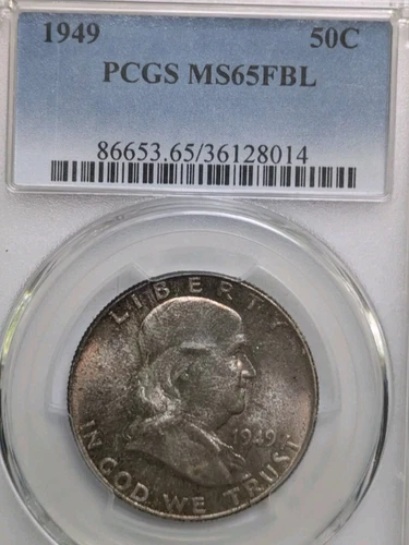 1949 Franklin Half Dollar MS65 FBL PCGS