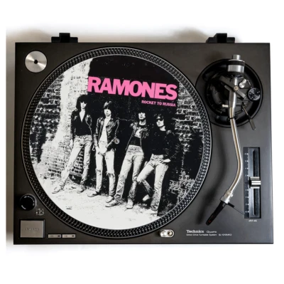 RAMONES Turntable Slipmat for Vinyl Records 12” DJ Slip Mat Punk Rock vinyls