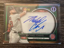 2020 TOPPS TRIBUTE MICHAEL CHAVIS AUTOGRAPH SP # 40/99 BOSTON RED SOX