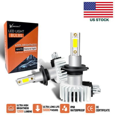 H7 car LED Bulbs High Beam LED Headlight Kit 6000k For VW Jetta 2006-2019