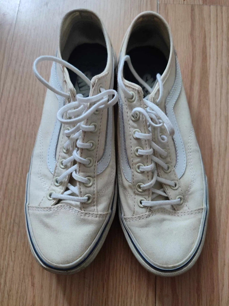 Size 6 cheap white vans