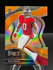 2023 Select - Yaya Diaby Rookie RC - #204 CLUB LEVEL ORANGE #/399 DIE CUT