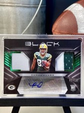 ROMEO DOUBS SSP /10 2022 Black RC Rookie Dual Patch Auto Green 2 Color 💎