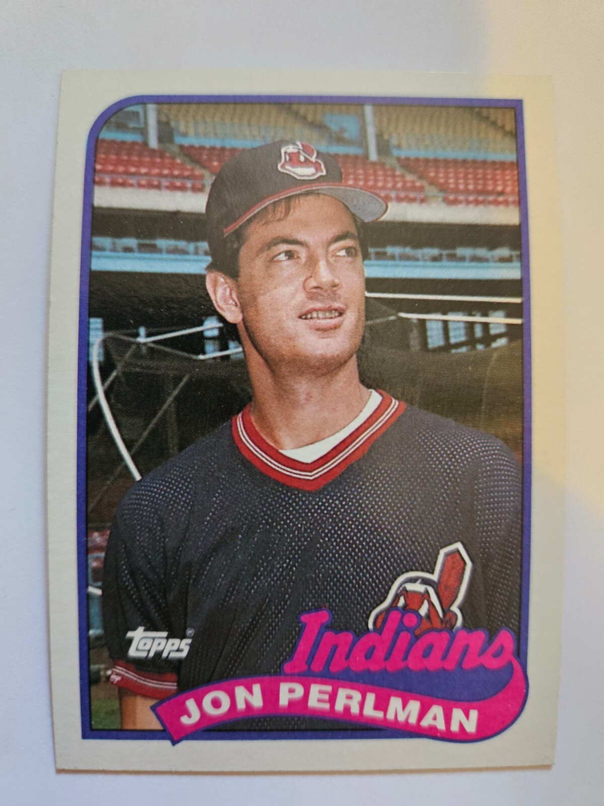 1989 TOPPS JON PERLMAN #476 NM
