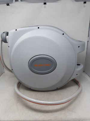 Giraffe Tools Retractable Water Hose Reel Wall Mounted Hose Reel 5/8-IN 65-FT