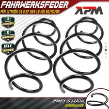 2x Federn Fahrwerksfeder Vorderachse für Citroën C4 II B7 DS4 1.6 HDi 90/110/115