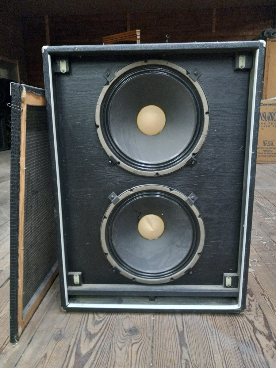 Vintage 1970s ACOUSTIC Control 402 Bass Guitar SPEAKER CABINET w 