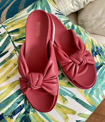 Michael Kors Pink Wedge Sandals Women’s M