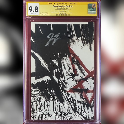 DEPARTMENT OF TRUTH #2 VARIANT COVER G CGC 9.8 SS SIGNED BY JAMES TYNION IV