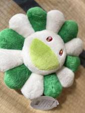Takashi Murakami GREEN WHITE Flower Cushion Pillow 30cm Complexcon NEW COLOR